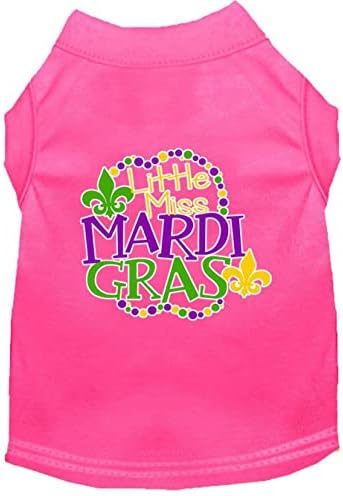 Miss Mardi Gras etiton Print Mardi Gras Pas Majica Purple XXL
