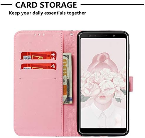 Meikonst Galaxy A7 2018 case 3D Full Moderan za Girly žene telefon slučaj kreditne kartice