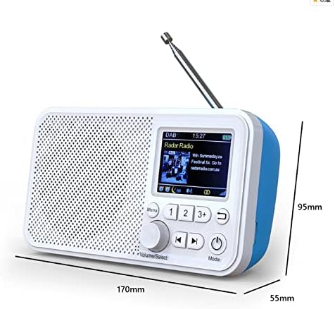 LMMDDP DAB / DAB + FM digitalni Radio LED prijenosni Mini FM radio MP3 muzički uređaj teleskopska Antena Handsfree Player