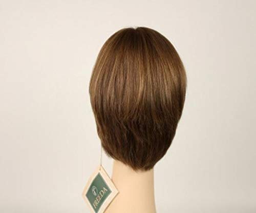 Freeda Evropska perika od ljudske kose - Dorothy Svijetlosmeđa sa pramenovima Višesmjerna veličina vrha kože L