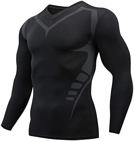 Xxbr muns fitness dugi rukav sportski sportski majica muške mišić atletičke teretane Kompresijska odjeća
