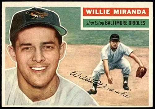 1956 TOPPS # 103 WHO Willie Miranda Baltimore Orioles Ex / MT Orioles