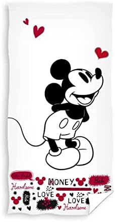 Carbotex Mickey Mouse Love Ručnik za plažu