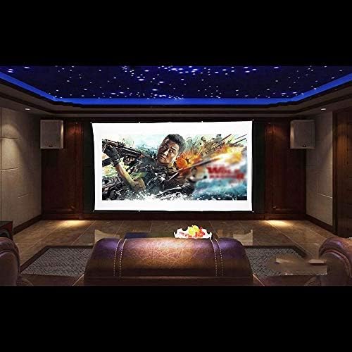 LMMDDP prijenosni ekran projektora 16: 9 120 inča Dijagonalni projekcijski ekran sklopivo kućno kazalište za