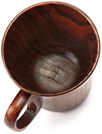 Doitool čaj Šolica za kavu 1pc Drvena kupa šalica vode za piće za piće Drveni čaj čaša sa ručkom za kućni uredski