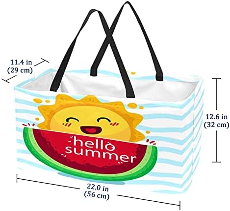 50L torbe za kupovinu zdravo ljetna lubenica sklopiva kutija za kupovinu torba za namirnice