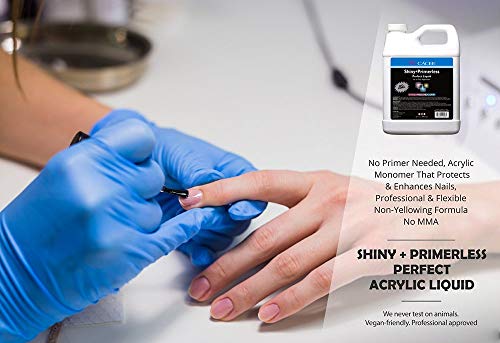 No Primer Acrylic Liquid Monomer 32 oz, Shiny + Prajmerless Professional i fleksibilna Formula koja