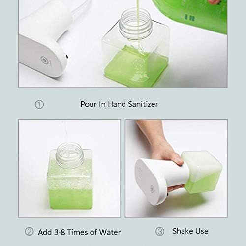Zcxiyu sapun Dispenser Automatski propusni sapun za pjenusu napad-infracrveni senzor pokreta tekuća hands-free automatski sapuna za prozirna pumpa sapuna