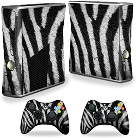 MightySkins kože kompatibilan sa Microsoft Xbox 360 s Slim + 2 kontroler Skins wrap naljepnica Skins Zebra