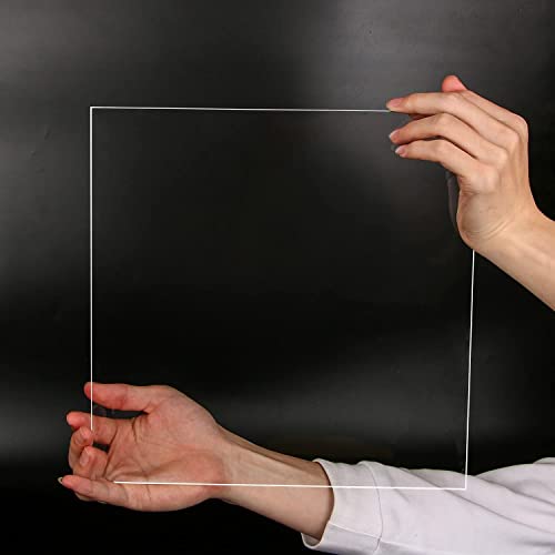 4pcs akrilni listovi prozirni plastični pleksi staklena ploča za farbanje akrilne baze vjenčanih znakova čisto akrilni znak broj akrilnog ekrana Akrilni prikaz akrilnog mjesta