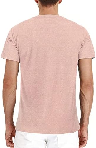 Majice za muškarce, Muški kratki rukav čvrsti kratki kratki krajevi majice Summer Casual Basic Tops Classic