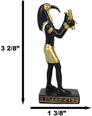 EBROS Poklon Egipatska klasična božanstvo Thoth Bog tehnološke i inženjerske minijaturne figurine Bogovi Egipat Mini skulpture Legende o istorijskom kolekcionaru Egipta