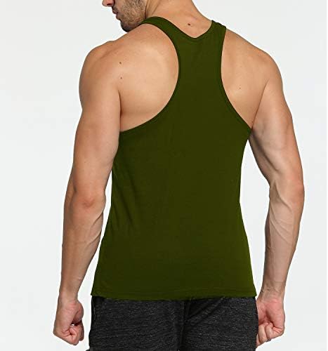 GymLeader Gym Tank Tops za muškarce Solid Workout Tanks t majica bez rukava y-Back atletska košulja