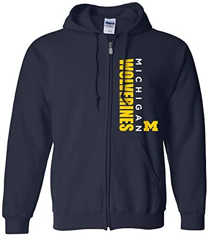 NCAA vertikalni blok LC, Boja tima Zip Hoodie, College, univerzitet