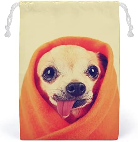 Slatka Chihuahua platnena torba za zaštitu od nereda za višekratnu točku vrećicu Torba za torbu za kućnu kuću