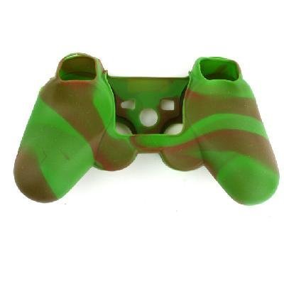 Premium Super Grip Sjaj kafe Zeleni silicijum Zaštitna kože za zaštitu kože za Sony PlayStation PS3 daljinski upravljač