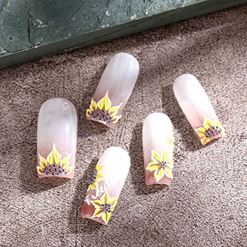 Ugravirana naljepnica za nokte u japanskom stilu DIY cvjetne folije za nokte leptir uzorak Peach
