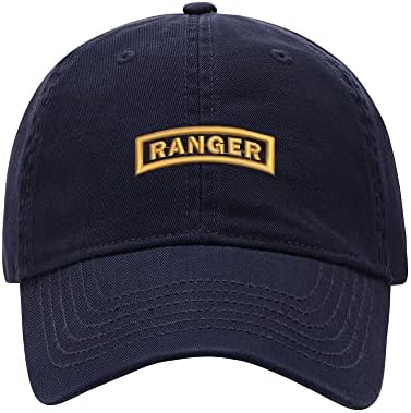 L8502-LXYB Baseball Cap Muškarci Vojska Ranger vezeni iskrivljeni pamučni tati kapu za bejplal