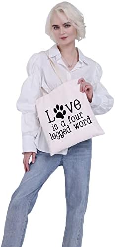 VAMSII Love je Četveronožna riječ torba za ljubitelje životinja pokloni ljubitelji pasa torba za spašavanje