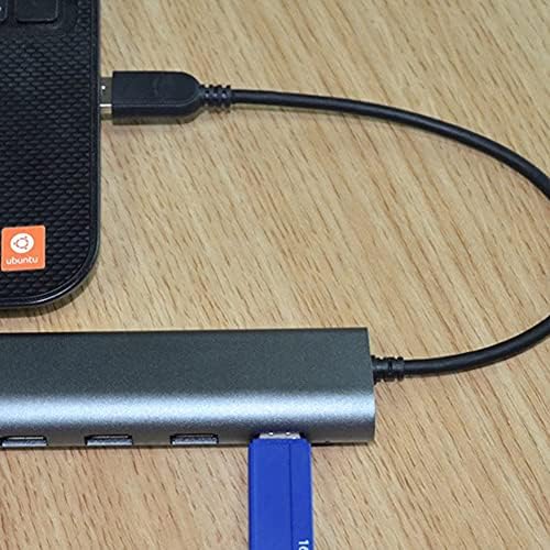 WPYYI 4-Port USB 3.0 Aluminijumska legura Hub multifunkcionalni brzi Adapter za Laptop