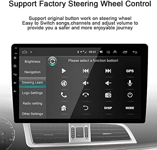 Android 12 Auto Radio & nbsp;GPS navigacija & nbsp; 9 ekran za Hyundai Sonata & nbsp; 2004-2008 podržava