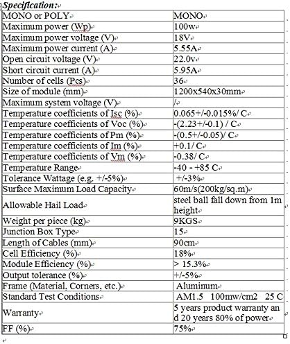 Gowe 1000W 100W x 10pcs monokristalni solarni panel TUV CE IEC, 1000 W 1KW Mono solarni modul