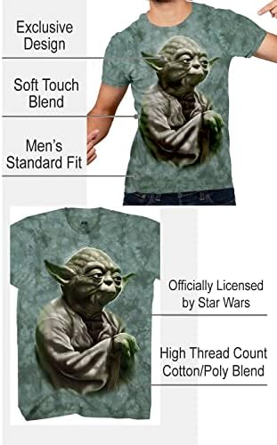 Star WARS Yoda Wise one Tie Dye Muška grafička majica za odrasle
