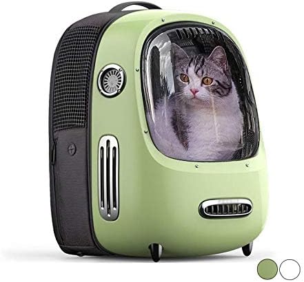 Musite prijenosni ruksak za kućne ljubimce Cat Carrier Space ventilirana torba za mačke preko ramena sa ugrađenim svjetlom/bijelom ventilatorom