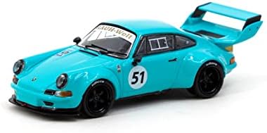 RWB zadnji datum #51 plavi RAUH-Welt BEGRIFF Hobby64 serija 1/64 Diecast Model Car by Tarmac Works T64-046-BL51