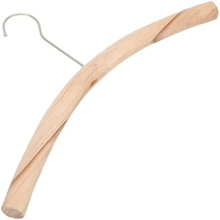 Cabilock 4kom drvene vješalice za vješalice za odjeću pantalone stalak vješalica vješalice za pantalone Non Pant Bar vješalice za teške uslove rada drvene vješalice stalak za odlaganje odjeće unutrašnja vješalica stalak za odjeću suknja