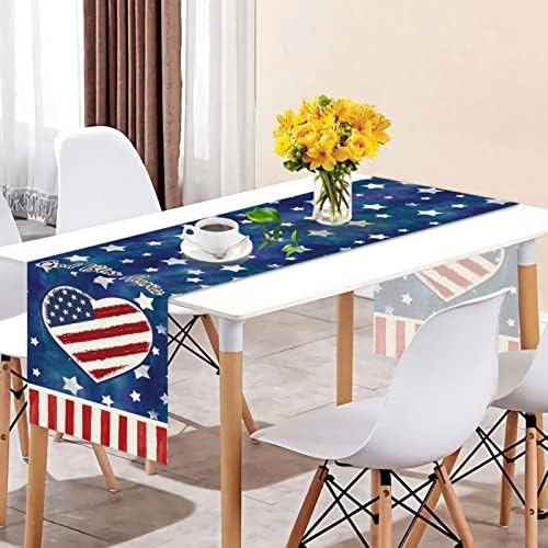 NEARTIME Dan nezavisnosti Tabela Zastava domaćinstvo Nova dekorativna traka stol ručnik desktop Zastava traka