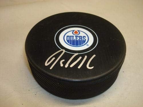 David Desharnais potpisao Edmonton Oilers Hockey Puck sa autogramom 1A-autogramom NHL Paks