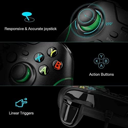 YUDEG bežični kontroler za Xbox One, kompatibilan sa Xbox One/One S/One X/One serijom / PC Windows 7/8/10