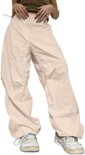MisActiver WomenGy low freik nacrtane kore za puštanje povremene pantalone za padobranske padobranske padobrance