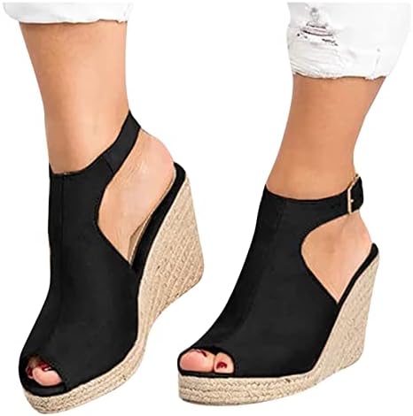 Žiš ženska 2023 platforma sandale modne otvorene nožne cipele Espadrilles cipele s kliznim nakloničkim sandalama visoke pete