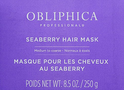 Obliphica profesionalne maske za kosu od borovnice za liječenje Kovrčavog vlasišta duboki regenerator za suho oštećenje i rast 8.5 oz