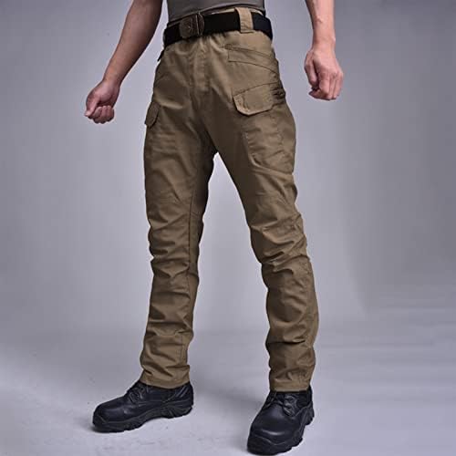 ZEFOTIM teretne hlače Muškarci Slim Fit modni ležerni taktički salon vježbanje planinarske hlače Multi-džepovi