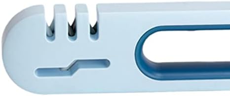 Baoblaze 3-Slot kvalitetna kuhinjska brusilica, sečivo za poliranje, profesionalni alat za oštrenje, priručnik, jednostavan za korištenje, plava
