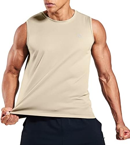 Haimont muške košulje za vježbanje bez rukava Dry Fit plivačka plaža Tank Top Moisture Wicking Muscle Tee, Reciklirani