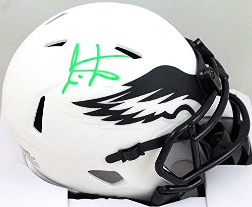 Cris Carter Mini šlem sa autogramom Eagles Lunar Speed-JSA W *NFL Mini šlemovi sa zelenim autogramom
