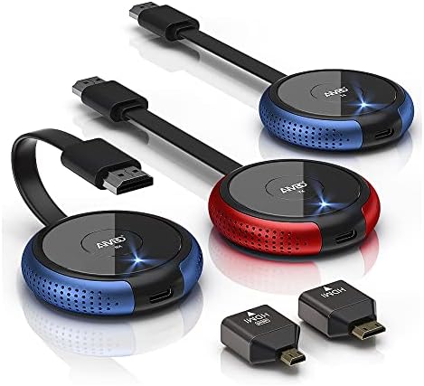 Aimibo bežični HDMI predajnik i prijemnik 4K, 1 prijemnik i 2 predajnik, 2,4 g / 5g video / audio ekstemender za laptop, tablet, kameru, Blu-ray, set-top polja za TV / monitor / projektor 165ft