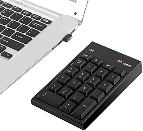 MCSaite bežična Numerička tastatura - 22 tastera bežična Numerička tastatura za Laptop Desktop MAC