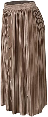 Lepršave plisirane Midi Maxi suknje za žene Casual ljetna Boho duga suknja cvjetni Print visoka struka Swing slojevita suknja A kroja
