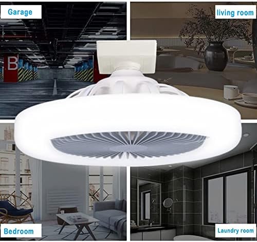 VBestlife stropni ventilator, 30W, E27 držač lampe, ventilator lustera, 3 zupčanik, 2400lm, 6000k,