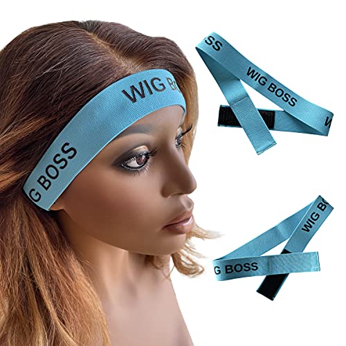 2 Wig Boss melt belt za perike | Lace Melt Band | Elastic Edge polaganje Band wig band with Adjustvelcro | za zatvaranje perika, frontalnih perika i dječje kose