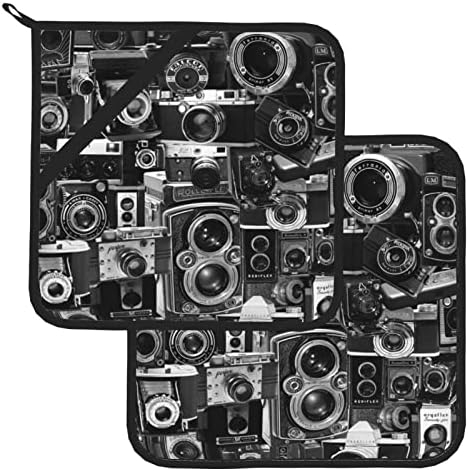 Retro Cool Camera Kolekcija za držač za držač pećnice: Držač za držač toplotnog otpornosti na toplinu