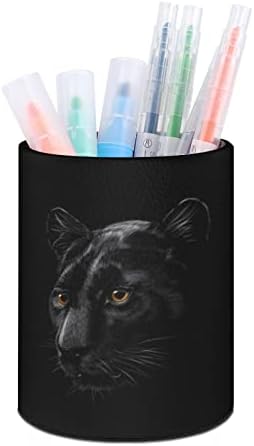 Portret Panther printed Pen Holder pencil Cup za stoni Organizator četkica za šminkanje držač čašice za kućnu