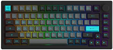 Akko 5075b Plus mehanički Keyborad 75% posto RGB Hot-swapable Tastatura sa dugmetom, plavo