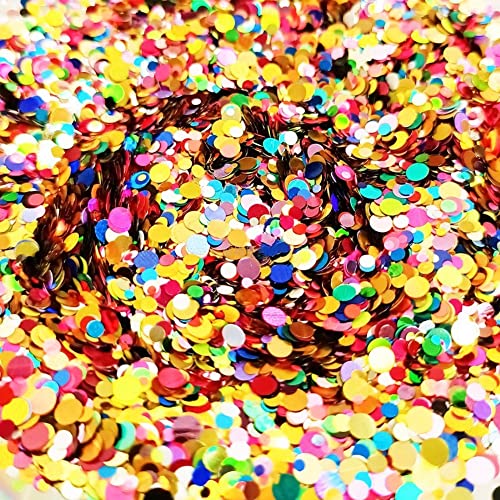Rainbow Glitter Neonski konfeti 2023 otporni na rastvarače Pink labavi lakovi za nokte DIY Mix eye Gems Matte face body Accessories Small Colorful Mixed Festival Cosmetic Bulk