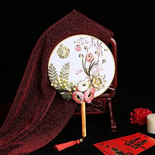 Albert Bride's Group Fan kineski vjenčani vjenčani sreći Ventilator Holding Flower Photography
